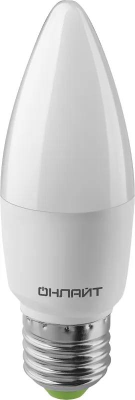 Лампа светодиодная 90 539 OLL-C37-9-230-2.7К-E27-FR PRO 90-240В ОНЛАЙТ 90539