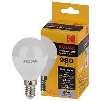 Лампа светодиодная 11Вт E14 6500 K 990 Lm 270 град. P45-11W-865-E14