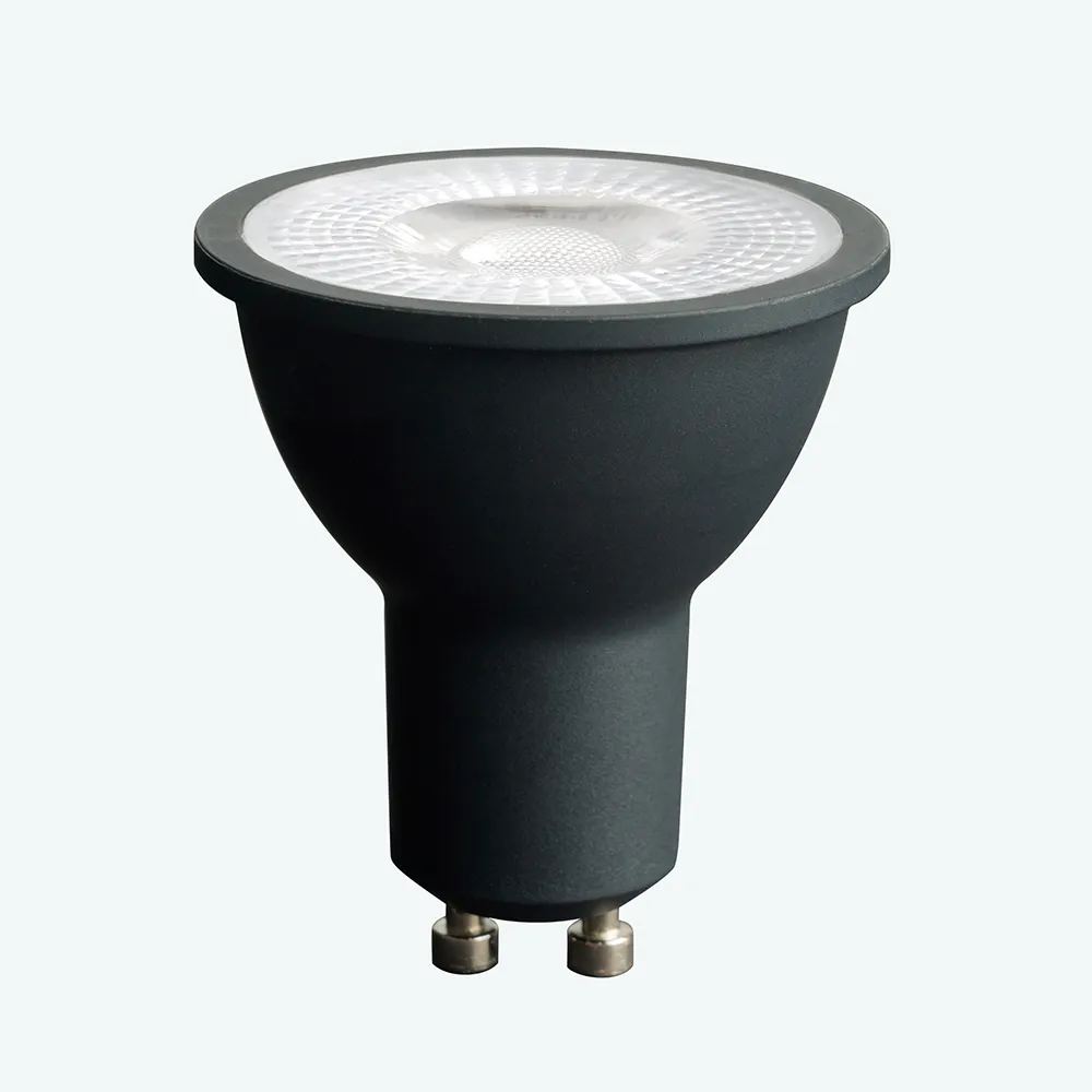 Лампа светодиодная LB-1607 7Вт MR16 4000К GU10 230В с линзой 38град. корпус черн. FERON 48955