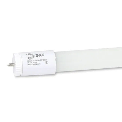 Лампа LED T8-10W-840-G13 600mm поворотный цоколь ЭРА (25) (732127)