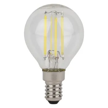 Лампа светодиодная филаментная LS CLP40 4W/840 230VFILCL 4Вт 4000К нейтр. бел. E14 470лм P угол пучк