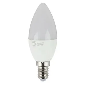 Лампа LED В35-9w-827-Е14 ЭРА (576689)