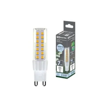Лампа светодиодная G9-7 Вт-230 В-4000 К, SMD, 17,5x65,5 мм | SQ0340-0226 | TDM