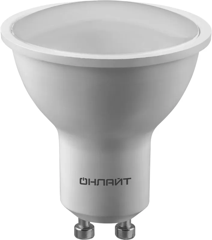 Лампа светодиодная 90 436 OLL-PAR16-11-230-6.5K-GU10 (PRO 90-240В) ОНЛАЙТ 90436