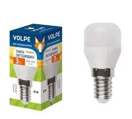Лампа светодиодная LED-Y27-3W/WW/E14/FR/Z 3Вт цилиндр 3000К тепл. бел. E14 250лм 220-240В для холоди