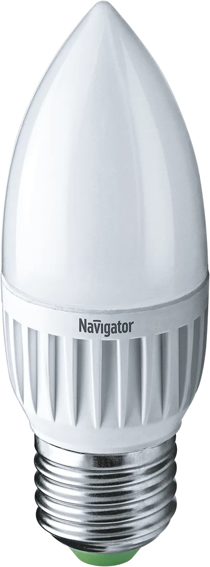 Лампа светодиодная LED 5Вт Е27 230В 4000К NLL-P-C37-5-230-4K-E27-FR свеча матовая | 94483 | Navigato