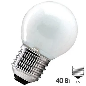 Лампа накаливания 40 Вт E27 2700 K 400 Lm Classic OSRAM 4008321411716