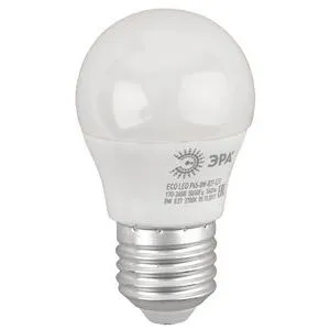 Лампа LED P45- 8w-827-Е27 ЭРА ECO (593631)