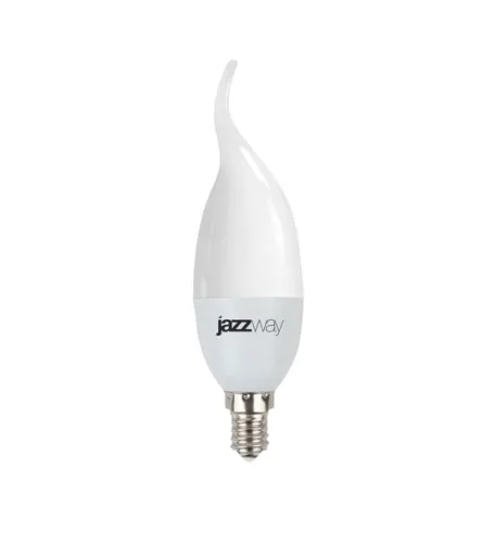 Лампа светодиодная LED 7Вт E14 220В 4000К PLED- SP CA37 свеча на ветру | 1027917-2 | Jazzway