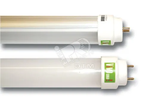 Лампа светодиодная LED 9w G13 6000K 760лм 110/220в установка возможна после демонтажа ПРА