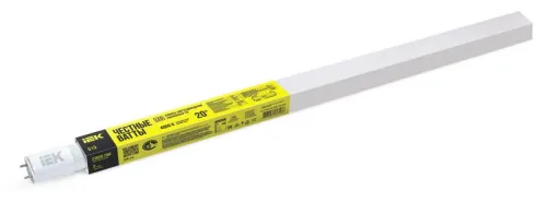 Лампа светодиодная LED T8 линейная 20Вт 2000Лм 230В 4000К G13 IEK | LLE-T8R-20-230-40-G13 | IEK
