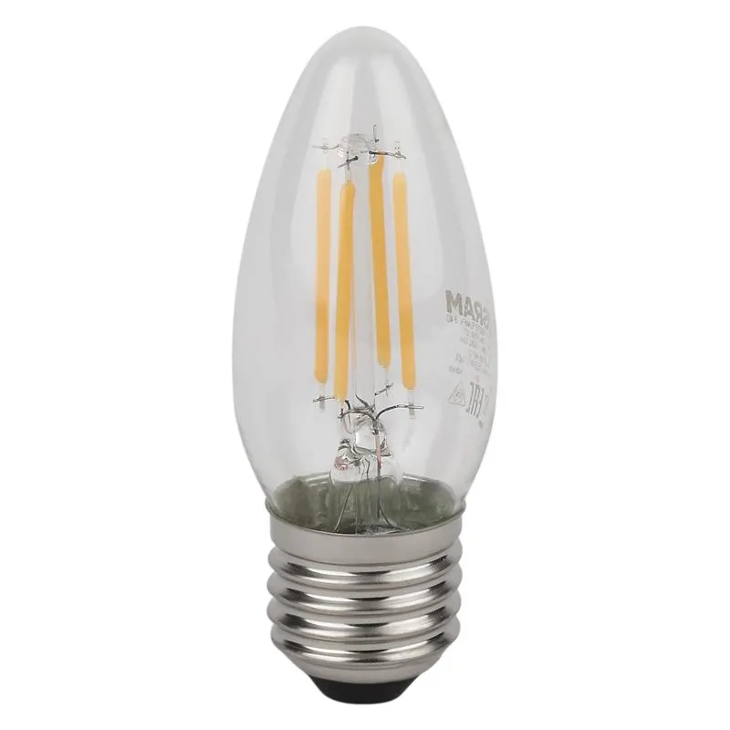 Лампа светодиодная, филаментная 4 Вт E27 6500 K 470 Lm 300 град. LED Star OSRAM 4058075688049