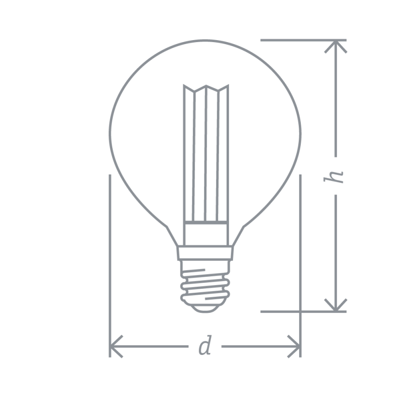 Лампа светодиодная NLL LED NLL-SC17-G95-4-230-1.8K-E27-PMMA | 14233 | Navigator