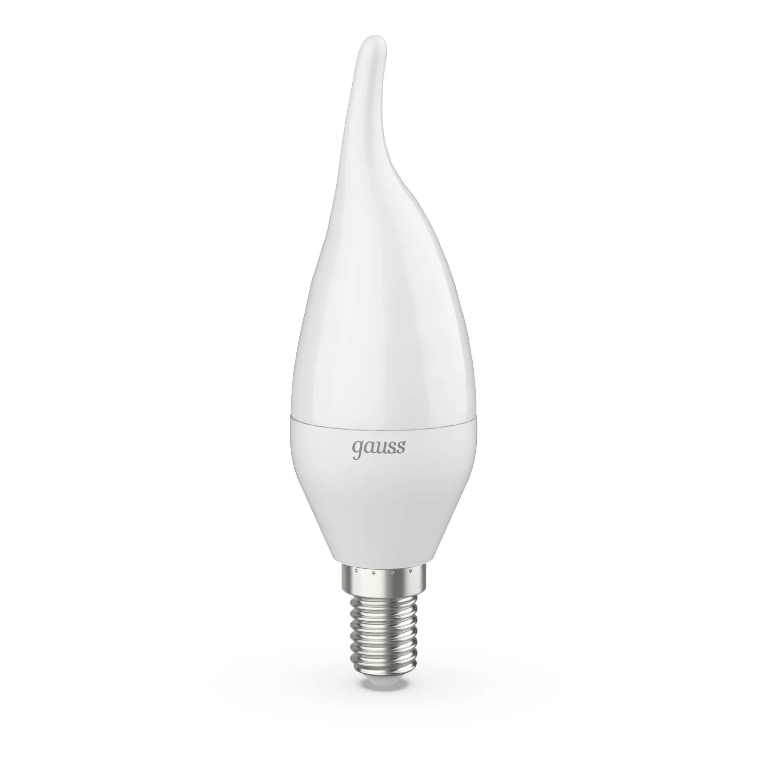 Лампа светодиодная LED 6.5 Вт 520 лм 3000К свеча на ветру теплый E14 AC 220В Black Gauss