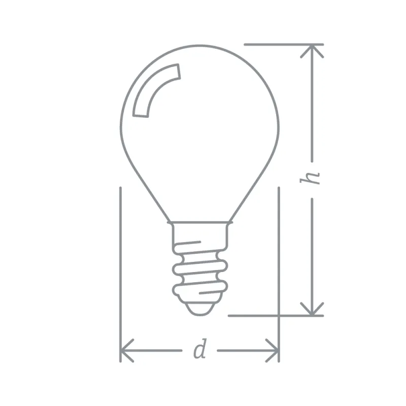 Лампа светодиодная LED 8,5Вт Е14 230В 4000К NLL-G45-8.5-230-4K-E14 шарик матовый | 61334 | Navigator