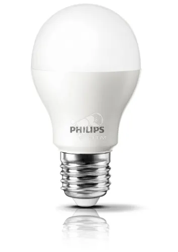 Лампа светодиодная LED 7.5(60)вт А55 E27 230в (PF)тепло белая матовая