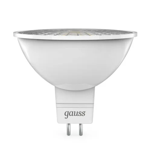 Лампа светодиодная Black 5Вт MR16 софит 4100К нейтр. бел. GU5.3 530лм DC 12В GAUSS 201505205