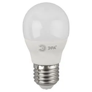 Лампа LED P45-10w-827-Е27 ЭРА ECO (732004)