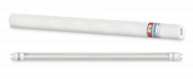 Лампа светодиодная LED-T8R-П-PRO 10Вт линейная прозрачная 6500К холод. бел. G13R 1000лм 230В 600мм п