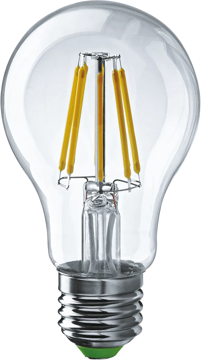 Лампа светодиодная LED 8Вт Е27 230В 2700К NLL-F-A60-8-230-2.7K-E27 грушевидная прозрачная | 71306 | 