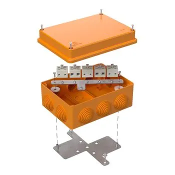Коробка огнестойкая для о/п 40-0310-FR2.5-10 Е15-Е60 (латунь) 150х110х70