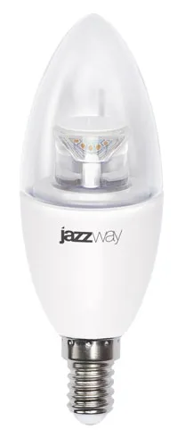 Лампа светодиодная PLED-DIM 7Вт C37 свеча 2700К тепл. бел. E14 520лм 230В диммир. JazzWay 1035349