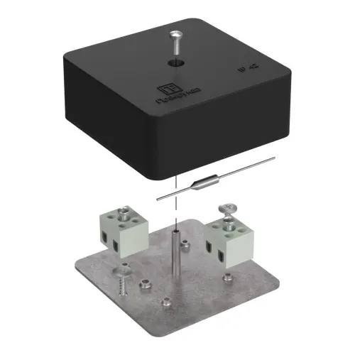 Коробка огнестойкая для о/п 40-0300-FR2.5-4 Е15-Е120 RAL9005 100х100х50 (14 шт/кор)