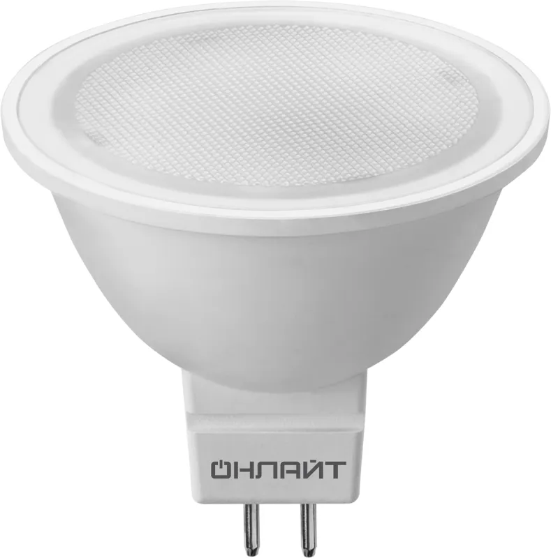 Лампа светодиодная 90 433 OLL-MR16-11-230-4K-GU5.3 (PRO 90-240В) ОНЛАЙТ 90433