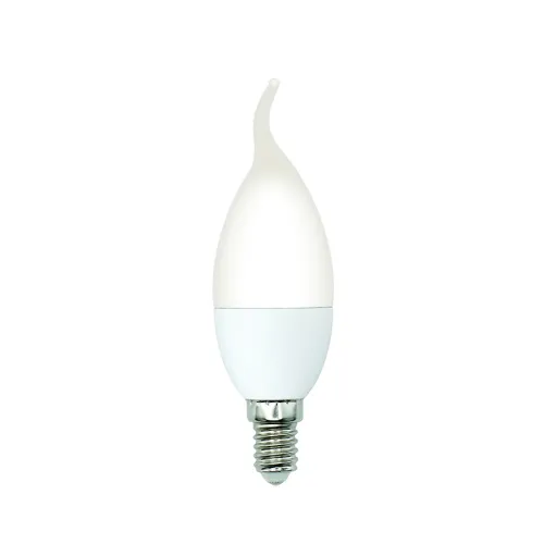 Лампа светодиодная LED-CW37-5W/4000K/E14/FR/SLS Форма свеча на ветру матовая Белый свет (4000K) ТМ V