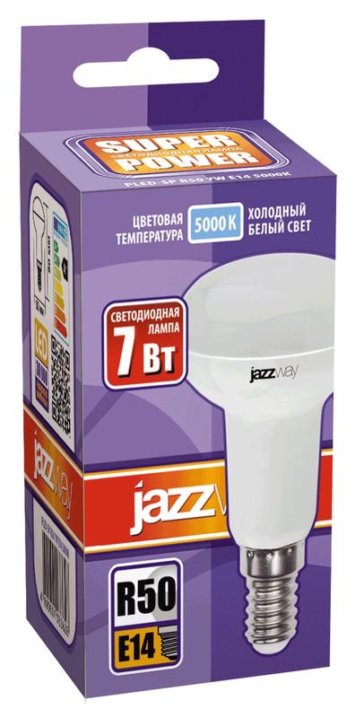 Лампа светодиодная LED 7Вт E14 220В 5000К PLED- SP R50 отражатель (рефлектор) | 1033635 | Jazzway