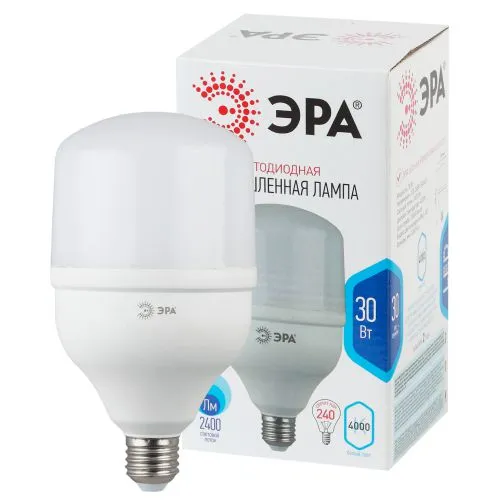 Лампа светодиодная LED 30Вт Е27 220В 4000К smd POWER | Б0027003 | ЭРА