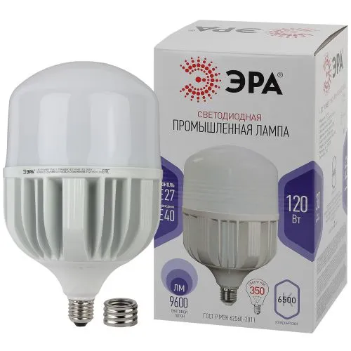 Лампа светодиодная промышленная LED POWER T160-120W-6500-E27/E40 (диод, колокол, 120Вт, холодн, E27/