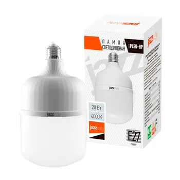 Лампа светодиодная 20 Вт E27 4000 K 1700 Lm 200 град PLED-HP-T JAZZWAY .1038906A