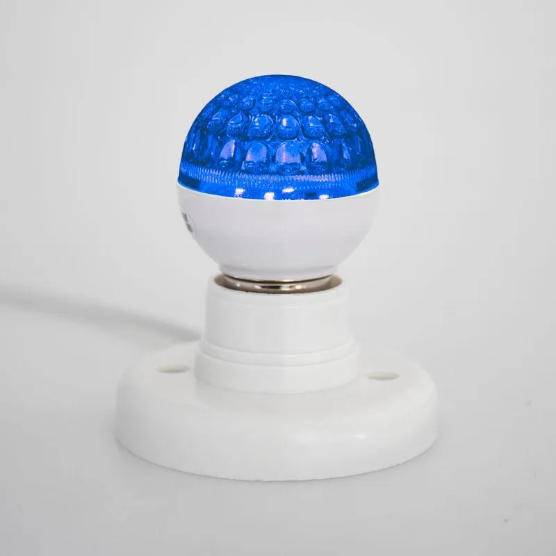 Лампа шар e27 9 LED  Ø50мм синяя | 405-213 | NEON-NIGHT