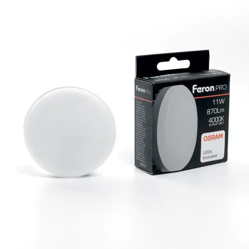 Лампа светодиодная LB-1511 OSRAM LED 11Вт 4000К GX53 230В FERON 38206