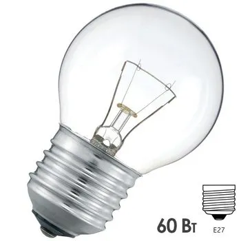 Лампа накаливания CLASSIC P CL 60W E27 OSRAM 4008321666253
