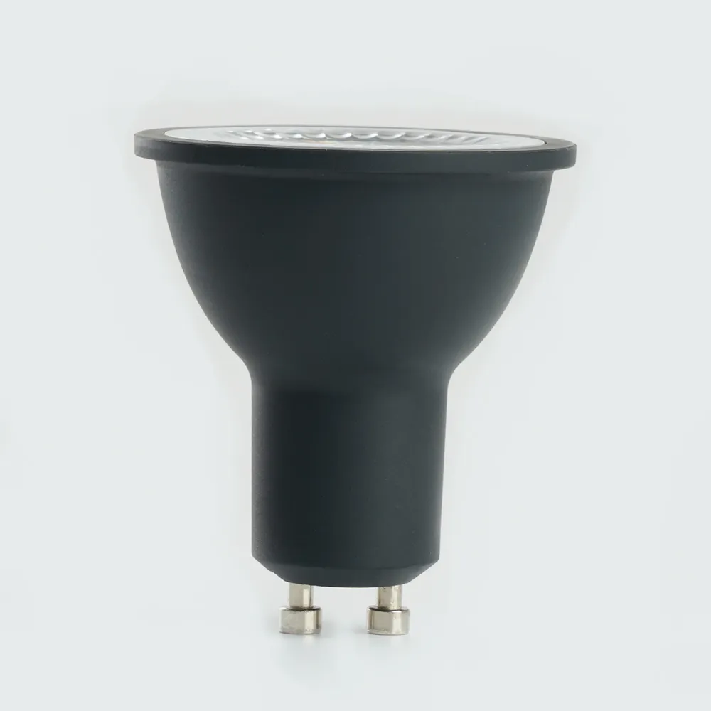 Лампа светодиодная LB-1607 7Вт MR16 4000К GU10 230В с линзой 38град. корпус черн. FERON 48955