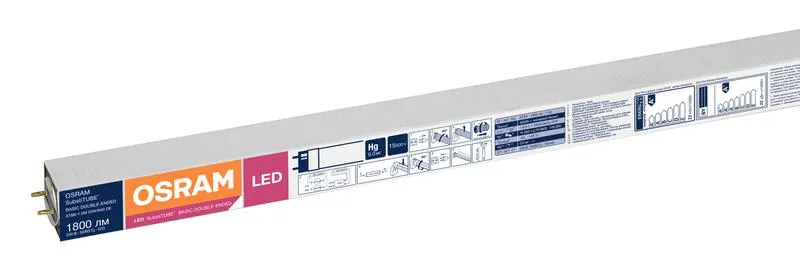 Лампа светодиодная ST8B-1,5M 20W/840 230VAC DE 25X1 RU | 4058075480186 | OSRAM