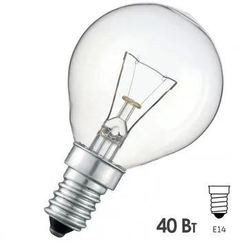 Лампа накаливания 40 Вт E14 2700 K 400 Lm Classic OSRAM 4008321788702