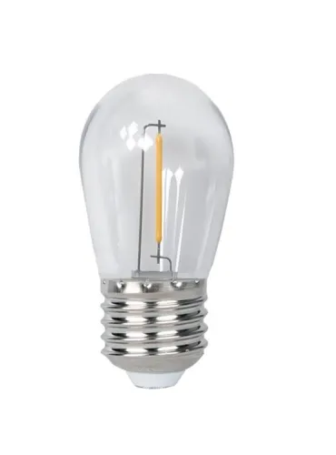 Лампа светодиодная для белт-лайта PLED- ECO- S14 1w E27 2700K CLEAR | .5040625 | Jazzway
