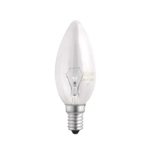 Лампа накаливания ЛОН 40Вт E14 240В B35 clear | 3320539 | Jazzway