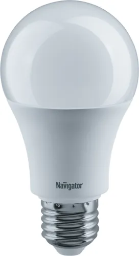 Лампа светодиодная LED 12Вт Е27 230В 6500К NLL-A60-12-230-6.5K-E27 грушевидная матовая | 61238 | Nav