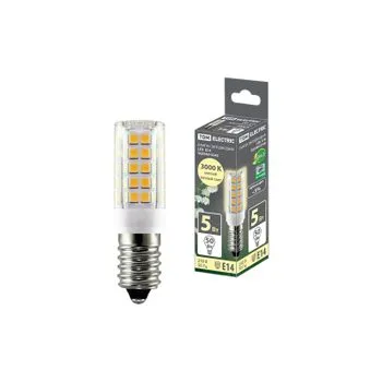 Лампа светодиодная Е14-5 Вт-230 В-3000 К, SMD, 16x54 мм | SQ0340-0340 | TDM