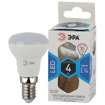 LED R39-4W-840-E14 диод, рефлектор, 4Вт, нейтр, E14