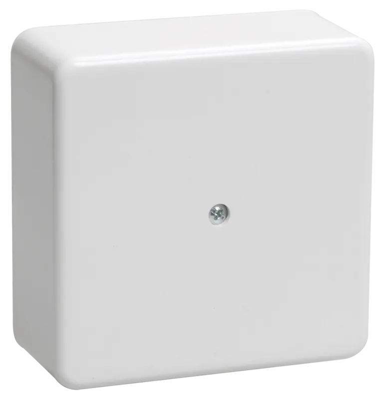 Коробка распаячная ОП 75х75х28 IP20 КМ41216-01 (6 клем. 6кв.мм) бел. IEK UKO10-075-075-028-K01