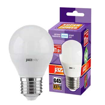 Лампа светодиодная PLED- SP G45 11w E27 4000K 230/50 | .5019362 | Jazzway