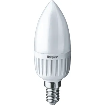 Лампа светодиодная LED 5Вт Е14 230В 2700К NLL-P-C37-5-230-2.7K-E14-FR свеча матовая | 94480 | Naviga