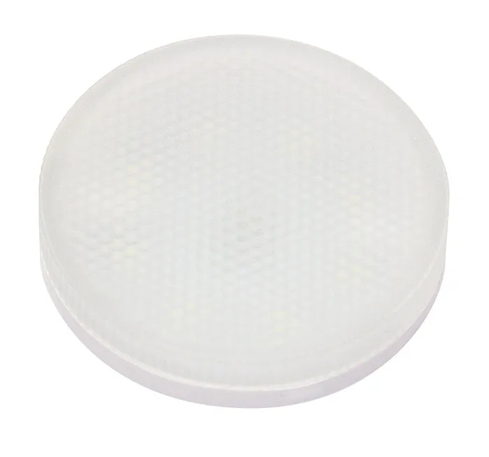 Лампа светодиодная LED 12Вт GX53 220В 3000К PLED-GX53 таблетка (плоский цилиндр) | 1029102 | Jazzway