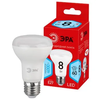 Лампа светодиодная LED 8Вт R63 4000К Е27 нейтр рефл не для выкл с подс