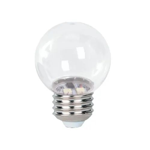 Лампа светодиодная PLED- ECO G45 3w E27 2700K CLEAR Jazzway .5058279